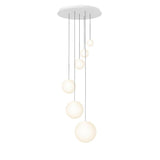 Bola Sphere Option 1 Chandelier by Pablo, Finish: Chrome, Number of Lights: 6-Light, | Casa Di Luce Lighting