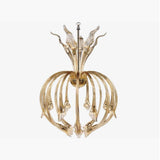 Borneo 16+5 Chandelier by Iris Cristal, Color: Clear, Honey, Frosted, Purple, Fume, , | Casa Di Luce Lighting