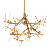 Linea Chandelier by Brand Van Egmond - Burnished Brass