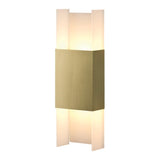 Ansa LED Wall Sconce by Cerno, Finish: Aluminum Brushed, Brass Brushed, Distressed Brass-Cerno, Oiled Bronze-Cerno, Color Temperature: 2700K, 3500K, | Casa Di Luce Lighting