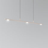 Brevis LED Linear Pendant by Cerno, Finish: Aluminum Brushed, Black Anodized Aluminum-Cerno, Color Temperature: 2700K, 3500K, Size: Small, Large | Casa Di Luce Lighting