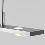 Brevis LED Linear Pendant by Cerno, Finish: Aluminum Brushed, Black Anodized Aluminum-Cerno, Color Temperature: 2700K, 3500K, Size: Small, Large | Casa Di Luce Lighting