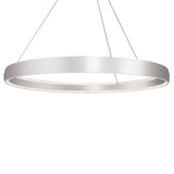 Halo Pendant by Kuzco, Finish: Black, Brushed Silver, White, Size: Small, Medium, Large, X-Large, | Casa Di Luce Lighting