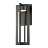 Chamber Outdoor Wall Sconce by W.A.C. Lighting, Finish: Black, Bronze, Size: 12 Inch, 16 Inch, 20 Inch, 25 Inch, | Casa Di Luce Lighting