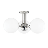 Stella Multi Semi Flush Ceiling Light By Mitzi - Polished Nickel