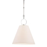 Altamount Off White Pendant by Hudson Valley, Finish: Nickel Polished, Size: Medium, | Casa Di Luce Lighting