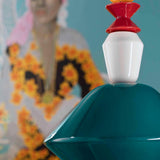 Lariat C2510 Pendant by Ferroluce, Color: Yellow, Petroleum Green-Ferroluce, , | Casa Di Luce Lighting