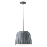 Madame Gres Pendant by Ferroluce, Color: Tele Grey-Ferroluce, , | Casa Di Luce Lighting