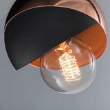 Emma Pendant by Mitzi, Finish: Aged Brass/Black-Mitzi, Polished Nickel/Black-Mitzi, Polished Copper-Mitzi, , | Casa Di Luce Lighting