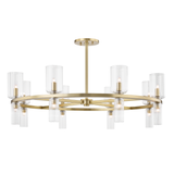 Tabitha Chandelier By Mitzi - Aged Brass