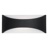 Cabo Outdoor Wall Sconce by Kuzco, Finish: Black, Size: Large, | Casa Di Luce Lighting