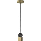 Calee V1 Suspension by CVL, Finish: Satin Brass, , | Casa Di Luce Lighting