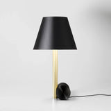 Calee XS Table Lamp by CVL, Shade: Black Chinette-CVL, White Chinette-CVL, Finish: Satin Brass, Satin Graphite-CVL, Nickel Satin, Satin Copper-CVL, Brass Polished, Polished Graphite-CVL, Nickel Polished, Polished Copper-Mitzi, | Casa Di Luce Lighting