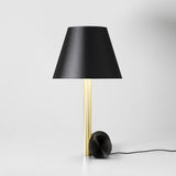 Calee XS Table Lamp by CVL, Shade: Black Chinette-CVL, White Chinette-CVL, Finish: Satin Brass, Satin Graphite-CVL, Nickel Satin, Satin Copper-CVL, Brass Polished, Polished Graphite-CVL, Nickel Polished, Polished Copper-Mitzi, | Casa Di Luce Lighting