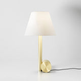 Calee XS Table Lamp by CVL, Shade: Black Chinette-CVL, White Chinette-CVL, Finish: Satin Brass, Satin Graphite-CVL, Nickel Satin, Satin Copper-CVL, Brass Polished, Polished Graphite-CVL, Nickel Polished, Polished Copper-Mitzi, | Casa Di Luce Lighting