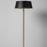 Calee XS Floor Lamp by CVL, Shade: Black Chinette-CVL, White Chinette-CVL, Finish: Satin Brass, Satin Graphite-CVL, Nickel Satin, Satin Copper-CVL, Brass Polished, Polished Graphite-CVL, Nickel Polished, Polished Copper-Mitzi, | Casa Di Luce Lighting