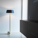 Calee XS Floor Lamp by CVL, Shade: Black Chinette-CVL, White Chinette-CVL, Finish: Satin Brass, Satin Graphite-CVL, Nickel Satin, Satin Copper-CVL, Brass Polished, Polished Graphite-CVL, Nickel Polished, Polished Copper-Mitzi, | Casa Di Luce Lighting
