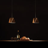 Calx Pendant Light by Cerno, Color: Walnut, Dark Stained Walnut - Cerno, White Washed Oak - Cerno, Finish: Aluminum Brushed, Brushed Rose Gold-Cerno, Brass Brushed, Light Option: E26, 2700K LED, 3500K LED, GU24 | Casa Di Luce Lighting