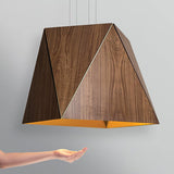 Calx Pendant Light by Cerno, Color: Walnut, Dark Stained Walnut - Cerno, White Washed Oak - Cerno, Finish: Aluminum Brushed, Brushed Rose Gold-Cerno, Brass Brushed, Light Option: E26, 2700K LED, 3500K LED, GU24 | Casa Di Luce Lighting