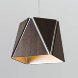 Calx Pendant Light by Cerno, Color: Walnut, Dark Stained Walnut - Cerno, White Washed Oak - Cerno, Finish: Aluminum Brushed, Brushed Rose Gold-Cerno, Brass Brushed, Light Option: E26, 2700K LED, 3500K LED, GU24 | Casa Di Luce Lighting