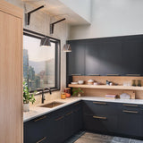 Calx Pendant Light by Cerno, Color: Walnut, Dark Stained Walnut - Cerno, White Washed Oak - Cerno, Finish: Aluminum Brushed, Brushed Rose Gold-Cerno, Brass Brushed, Light Option: E26, 2700K LED, 3500K LED, GU24 | Casa Di Luce Lighting