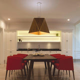 Calx Pendant Light by Cerno, Color: Walnut, Dark Stained Walnut - Cerno, White Washed Oak - Cerno, Finish: Aluminum Brushed, Brushed Rose Gold-Cerno, Brass Brushed, Light Option: E26, 2700K LED, 3500K LED, GU24 | Casa Di Luce Lighting