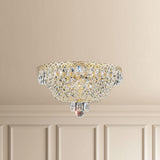 Camelot Ceiling Light by Schonbek, Finish: Aurelia-Schonbek, Silver Polished-Schonbek, Size: Small, Large, | Casa Di Luce Lighting