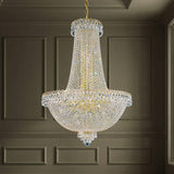 Camelot Chandelier by Schonbek, Finish: Aurelia-Schonbek, Silver Polished-Schonbek, Size: Small, Medium, Large, | Casa Di Luce Lighting