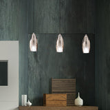 Flute 1393.3L Suspension by Cangini & Tucci, Color: Transparent, Black Metallic-Cangini & Tucci, Rose Gold Metallic-Cangini & Tucci, Sea Water Metallic-Cangini & Tucci, Rainbow-Cangini & Tucci, , | Casa Di Luce Lighting