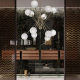 Scarlett 8+8 Chandelier in living room