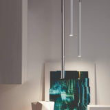 Canna Nuda Metallo Pendant by Nemo, Finish: White/White, White/Chrome, , | Casa Di Luce Lighting