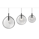 Cantina 3 Light Tri-Spreader LED Pendant by Sonneman, Color: Clear, White, Smokey, Size: Small, Medium, Large, | Casa Di Luce Lighting