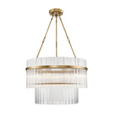 Carlisle 20-Lights Suspension by Alora, Color: Vintage Brass, , | Casa Di Luce Lighting