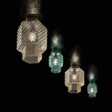 Casa Blanca Ceiling Light by Sylcom, Color: Clear, Smoke - Vistosi, Ocean - Sylcom, Topaz - Sylcom, Amethyst, Milk White Clear - Sylcom, Size: Small, Large, | Casa Di Luce Lighting