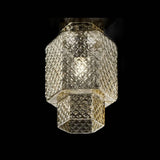 Casa Blanca Ceiling Light by Sylcom, Color: Clear, Smoke - Vistosi, Ocean - Sylcom, Topaz - Sylcom, Amethyst, Milk White Clear - Sylcom, Size: Small, Large, | Casa Di Luce Lighting