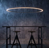 Ellisse Mega Pendant by Nemo, Finish: White, Black, Gold Painted, Color Temperature: 2700K, 3000K, Position: Uplight, Downlight | Casa Di Luce Lighting