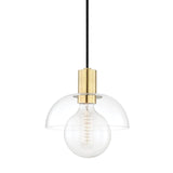 Kyla Mini Pendant by Mitzi, Finish: Brass Aged, Nickel Polished, Old Bronze-Mitzi, , | Casa Di Luce Lighting