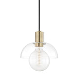 Kyla Mini Pendant by Mitzi, Finish: Brass Aged, Nickel Polished, Old Bronze-Mitzi, , | Casa Di Luce Lighting