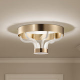Festa Ceiling Light by Sylcom, Color: Amethyst, Milk White Clear - Sylcom, Clear, Blue, Smoke - Vistosi, Grey, Ocean - Sylcom, Topaz - Sylcom, Finish: Brushed Chrome, Brushed Gold, | Casa Di Luce Lighting
