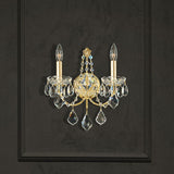 Century Wall Sconce by Schonbek, Finish: Aurelia-Schonbek, Gold Heirloom-Schonbek, Gold Etruscan-Schonbek, Gold French -Schonbek, Silver Polished-Schonbek, Silver Antique-Schonbek, Pearl Black-Schonbek, Number of Lights: 1, 2, 3, | Casa Di Luce Lighting
