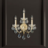 Century Wall Sconce by Schonbek, Finish: Aurelia-Schonbek, Gold Heirloom-Schonbek, Gold Etruscan-Schonbek, Gold French -Schonbek, Silver Polished-Schonbek, Silver Antique-Schonbek, Pearl Black-Schonbek, Number of Lights: 1, 2, 3, | Casa Di Luce Lighting