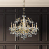 Century Chandelier by Schonbek, Finish: Aurelia-Schonbek, Gold Heirloom-Schonbek, Gold Etruscan-Schonbek, Gold French -Schonbek, Silver Polished-Schonbek, Silver Antique-Schonbek, Pearl Black-Schonbek, Number of Lights: 5, 6, 8, 9, 12, | Casa Di Luce Lighting