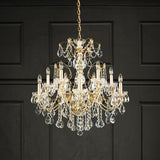 Century Chandelier by Schonbek, Finish: Aurelia-Schonbek, Gold Heirloom-Schonbek, Gold Etruscan-Schonbek, Gold French -Schonbek, Silver Polished-Schonbek, Silver Antique-Schonbek, Pearl Black-Schonbek, Number of Lights: 5, 6, 8, 9, 12, | Casa Di Luce Lighting