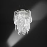 Ceremony Chandelier by Slamp, Color: White, Prisma-Slamp, Fume-Slamp, Size: Small, Large, | Casa Di Luce Lighting