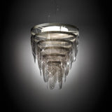 Ceremony Chandelier by Slamp, Color: White, Prisma-Slamp, Fume-Slamp, Size: Small, Large, | Casa Di Luce Lighting