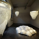 Ceremony Chandelier by Slamp, Color: White, Prisma-Slamp, Fume-Slamp, Size: Small, Large, | Casa Di Luce Lighting