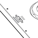 Delta Square Flusmount - Color Temperature Selector