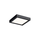 Delta Square Flusmount - Black