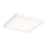Delta Square Flusmount - White Medium
