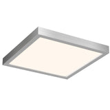 Delta Square Flusmount - Satin Nickel Large